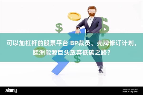 可以加杠杆的股票平台 BP裁员、壳牌修订计划，欧洲能源巨头放弃低碳之路？