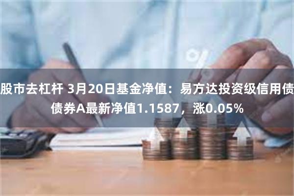 股市去杠杆 3月20日基金净值：易方达投资级信用债债券A最新净值1.1587，涨0.05%